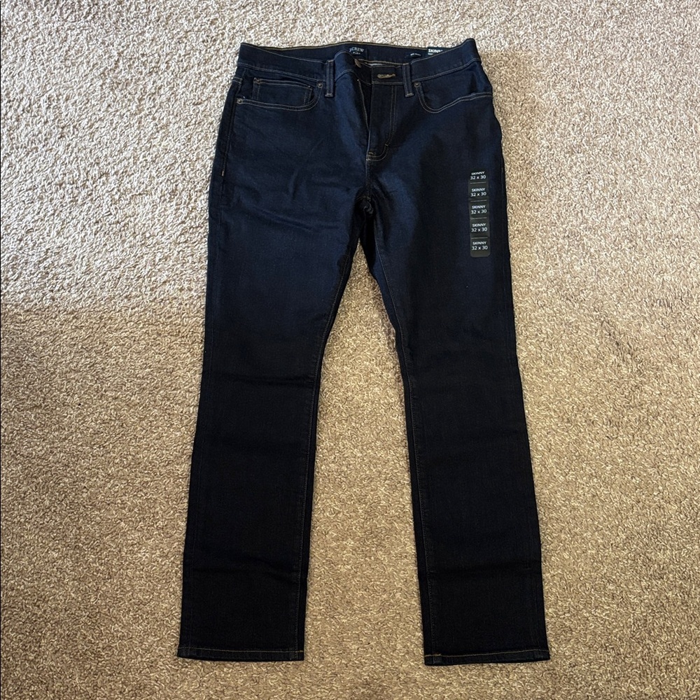 JCrew Men’s Skinny Fit Jeans 32 x 30 Skinny Signature Flex+ NWT
